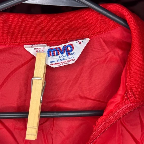 Vintage Red CSU Cropped Windbreaker - Picture 4 of 5